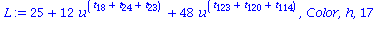 L := 25+12*u^(t[18]+t[24]+t[23])+48*u^(t[123]+t[120]+t[114]), Color, h, 17